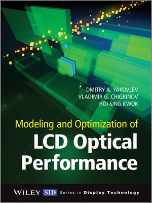 cover image of Modeling and Optimization of LCD Optical Performance